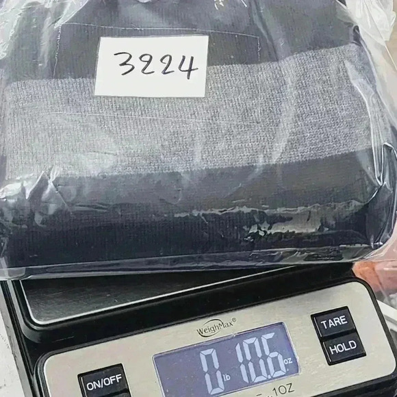 Express 100% Merino wool crewneck striped men's L - Picture 6 of 6